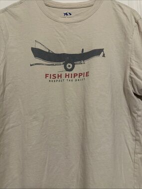 Fish 🐠 Hippie Short Sleeve Tee - Sand - Respect the Drift